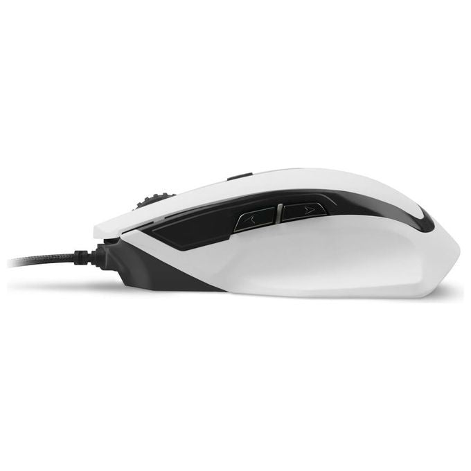 Sharkoon Shark Force II Mouse Gaming 4200 DPI Usb 1.8mt Bianco