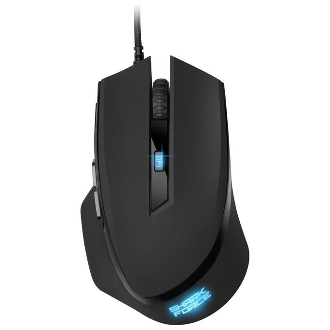 Sharkoon SHARK Force II Mouse da Gaming Ottico 4200 DPI per Destrorsi Nero