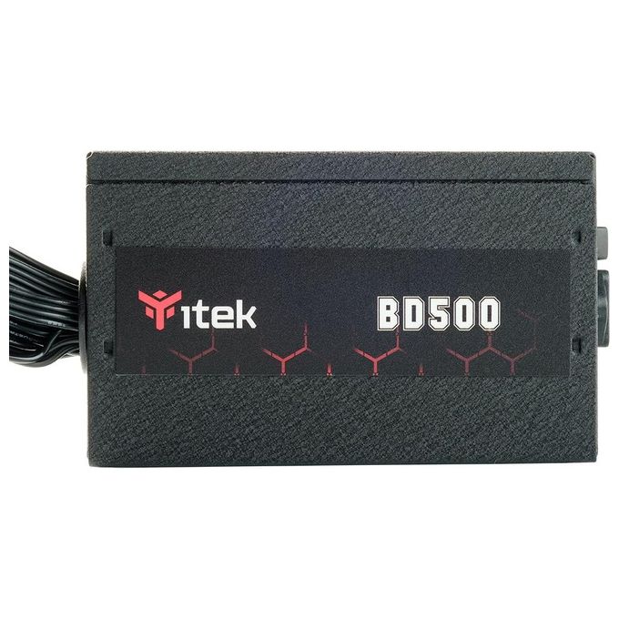 ITek BD500 Alimentatore 500W 80Plus EU Bronze PFC Attivo Ventola HDB 12cm DC to DC