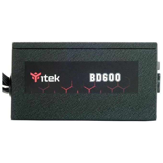 ITek BD600 Alimentatore 600W 80Plus EU Bronze PFC Attivo Ventola HDB 12cm DC to DC Semi Modulare