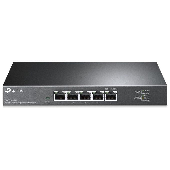 TP-Link TL-SG105-M2 Switch di Rete Non Gestito Gigabit Ethernet 10-100-1000 Nero