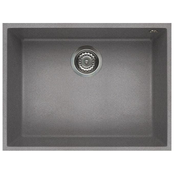 Elleci LGQ11048BSO Quadra 110 Lavello Granitek 1 Vasca 58.5 cm Grigio cemento