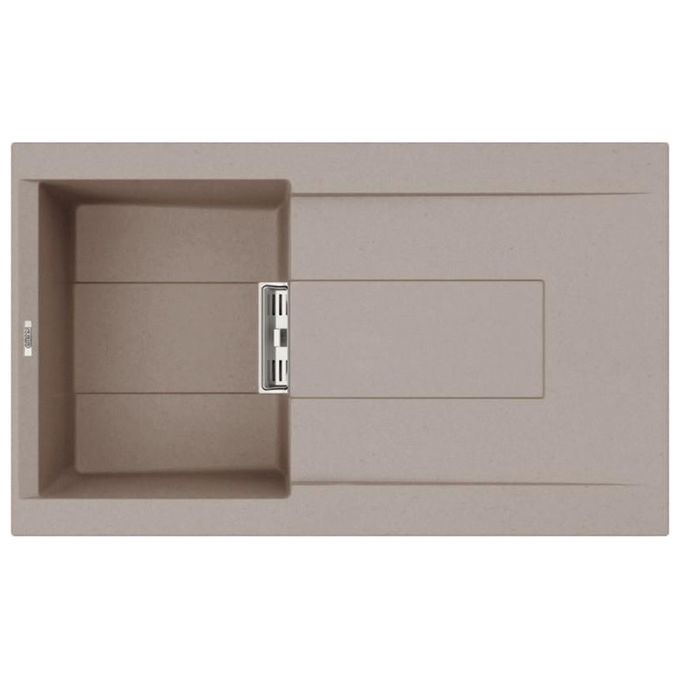 Elleci LGI40043SMT Smart 400 Lavello Granitek gocciolatoio reversibile 1 Vasca 86 cm Tortora