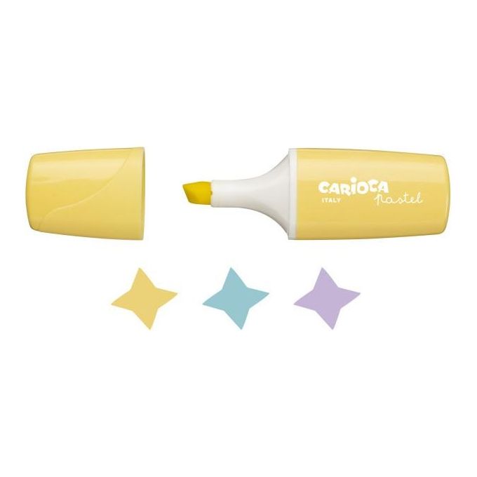 Carioca Confezione 3 Mini Evidenziatore Pastel