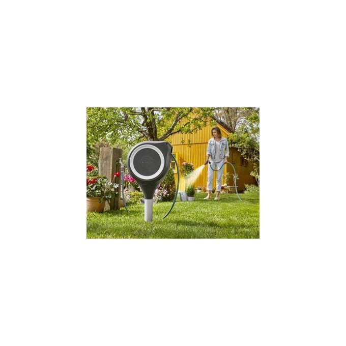 Gardena Avvolgitubo da Giardino RollUp S Bianco 15mt