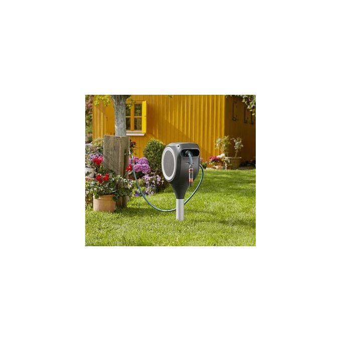 Gardena Avvolgitubo da Giardino RollUp S Bianco 15mt
