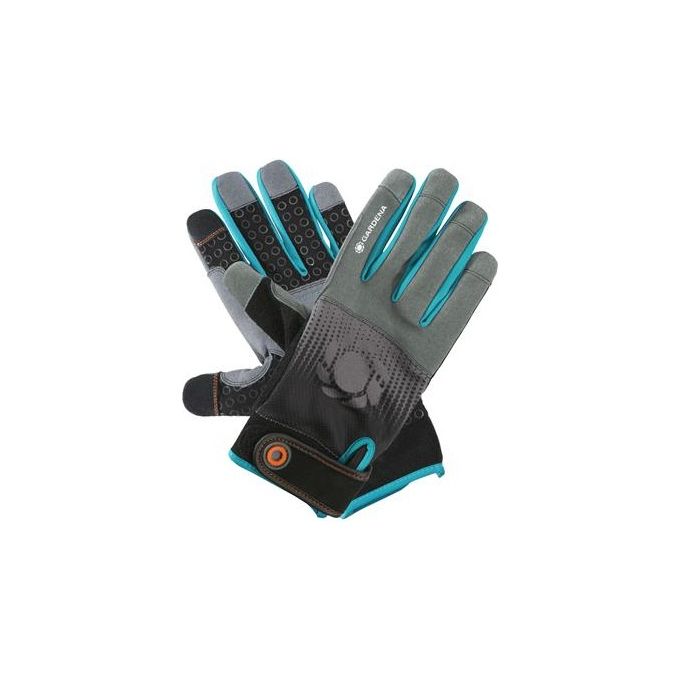 Gardena Guanti Taglia 9-L Turchese-Nero-Grigio-Arancione