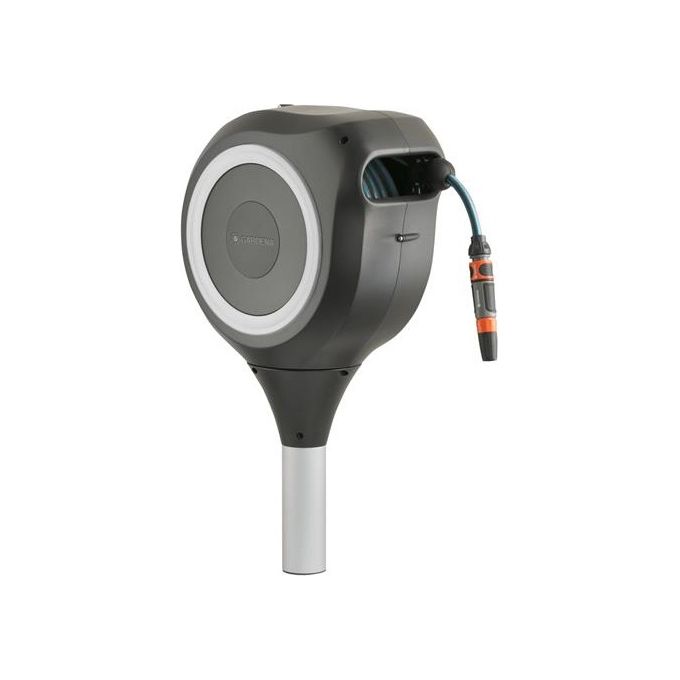 Gardena Avvolgitubo a Parete RollUp M Grigio 20mt