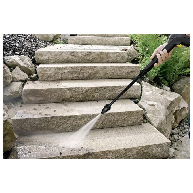 Idropulitrice Kärcher K 3 da 120 Bar, 2 Lance: 1 Ugello MangiaSporco + 1 Vario Power, Serbatoio detergente e erogazione dalla lancia + Tubo alta pressione 6m