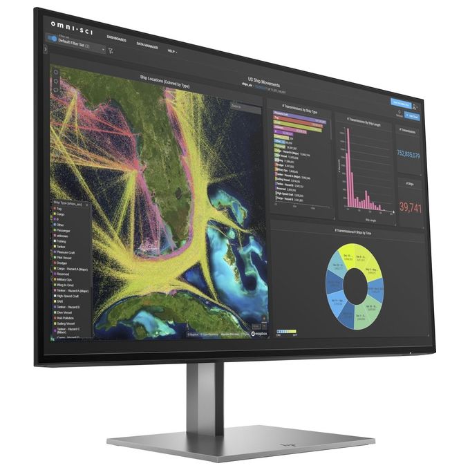HP Monitor Flat 27'' Z27k G3 3840x2160 Pixel 4k Ultra Hd Tempo di risposta 5 ms