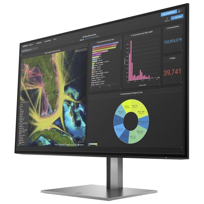HP Monitor Flat 27'' Z27k G3 3840x2160 Pixel 4k Ultra Hd Tempo di risposta 5 ms