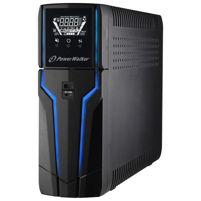 PowerWalker VI 1000 GXB IEC Gruppo di Continuita' (UPS) A Linea Interattiva 1 kVA 600 W 8 Prese AC