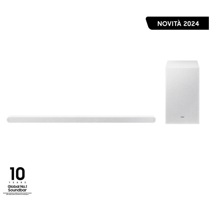 [ComeNuovo] Samsung Soundbar HW-S701D 3.1Ch Ultra Slim Design Wireless Dolby Atmos Q-Symphony White