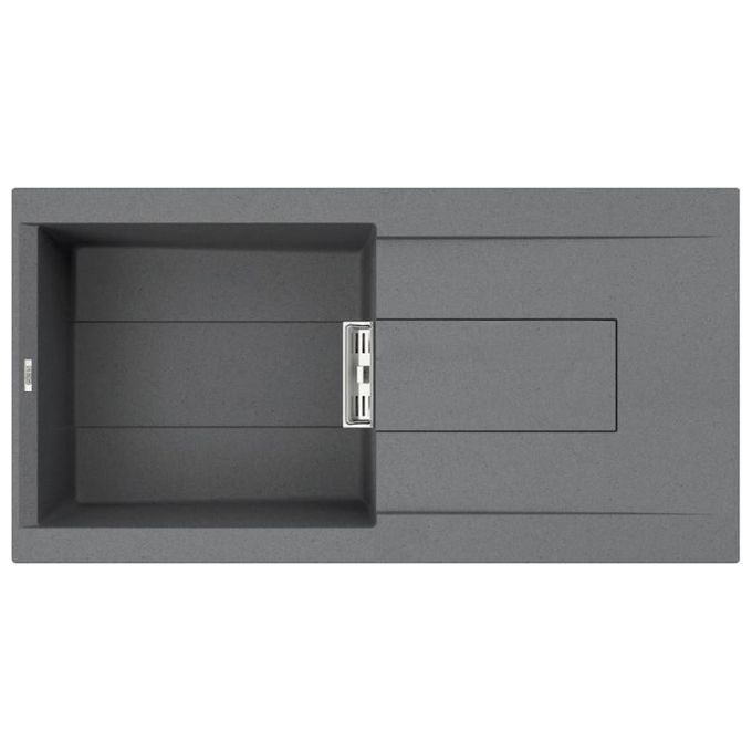 ELLECI LMI48073SMT Smart 480 Lavello metaltek gocciolatoio 1 Vasca 100 cm Titanio