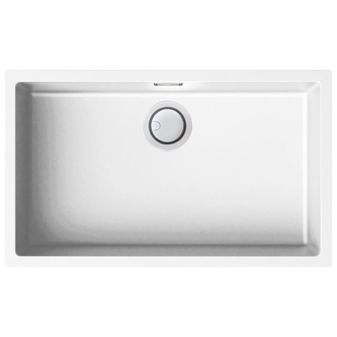 Elleci LKZ13096 Zen 130 Lavello Keratek 1 Vasca 76 cm Bianco