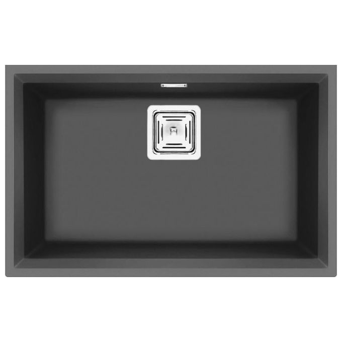 Elleci LKK12099 Karisma 120 Lavello Keratek 1 Vasca 70 cm Grigio scuro