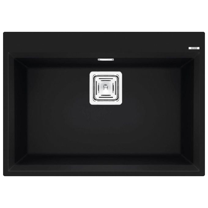 Elleci LKK12086 Karisma 120 Lavello Keratek PLus 1 Vasca 70 cm Nero