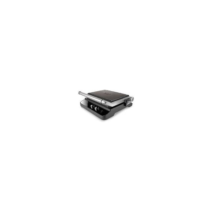 Black+Decker BXGR2000E Grill Elettrico 2000W Acciaio Inossidabile-Nero