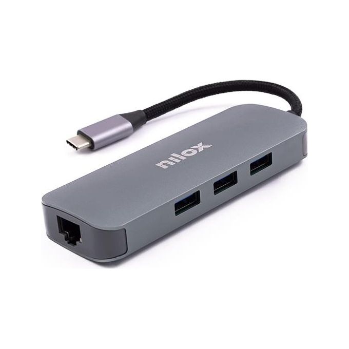 Nilox NXDSUSBC03 Docking Station Hdmi Vga 3 Usb
