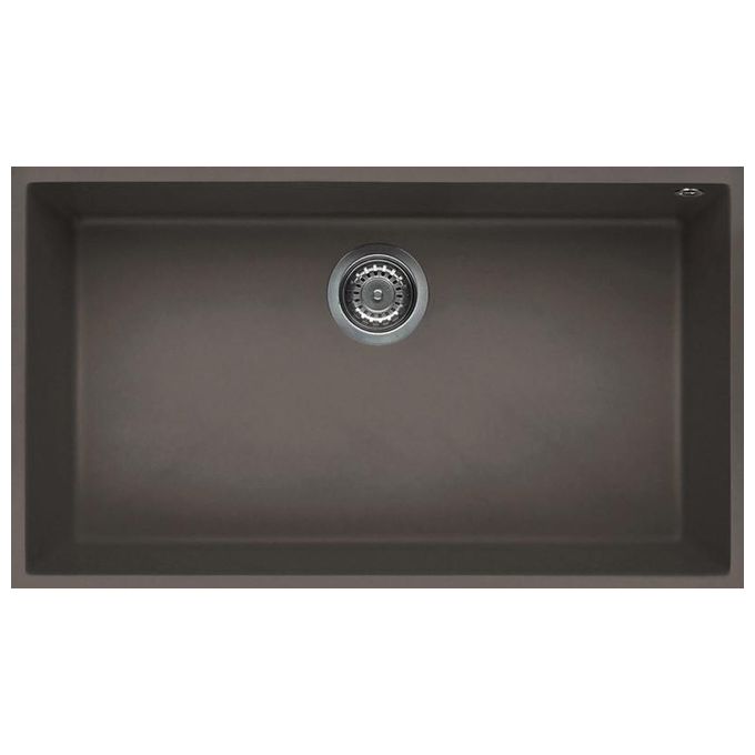 Elleci LKQ13093BSO Quadra 130 Lavello Keratek 1 Vasca 76 cm Grigio