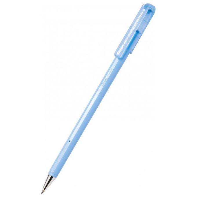 Pentel Confezione 12 Penne Superb Antibacterial+ Blu