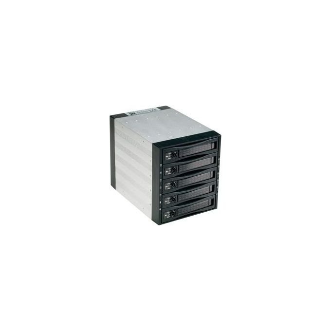 Fantec SNT-BA3151-1 Backplane per 5 alloggiamenti 3.5'' SATA I II III con ventola integrata e supporto RAID colore Nero