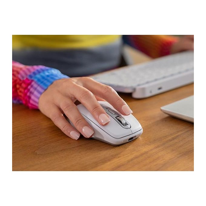 Logitech MX Anywhere 3S for Business Mouse Ufficio Mano Destra RF senza fili  Bluetooth Laser 8000 DPI