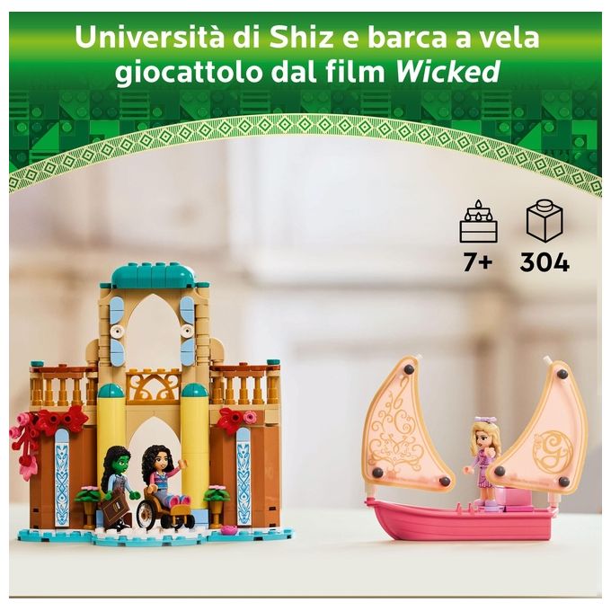 LEGO Wicked Glinda Elphaba e Nessarose all'Universita' di Shiz