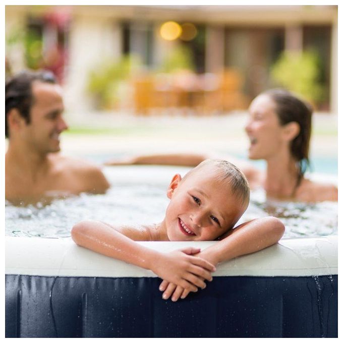 Intex Piscina Spa Idromassaggio Bubble Massage 216x71cm 6 Posti da Esterno con Accessori