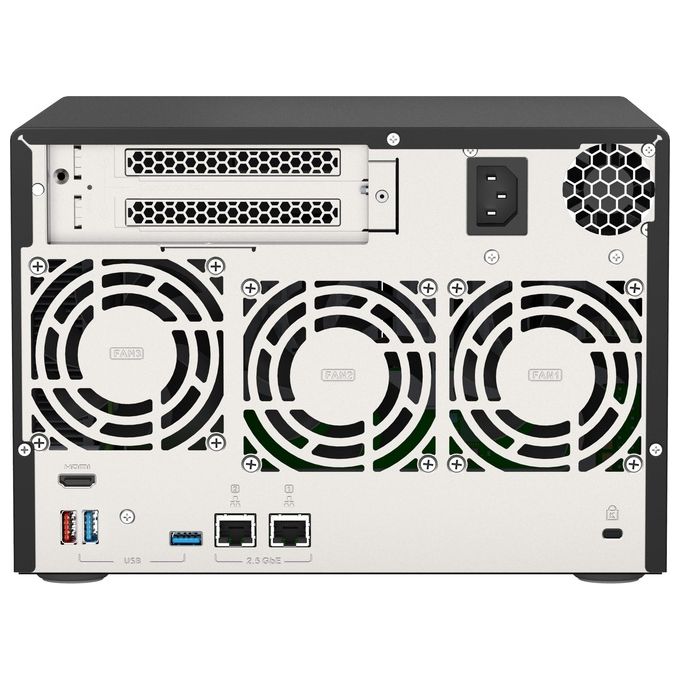 Qnap TVS-675 Nas Tower Collegamento Ethernet Lan Nero Kx-u6580