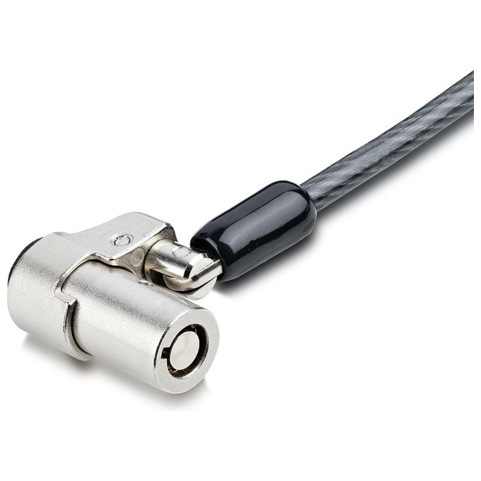 StarTech.com NBLWK-LAPTOP-LOCK Cavo di Sicurezza Nero-Argento 2mt
