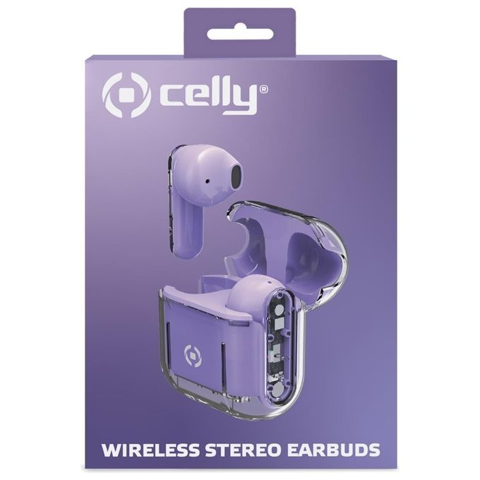Celly Auricolari True Wireless EarBuds Summer Viola