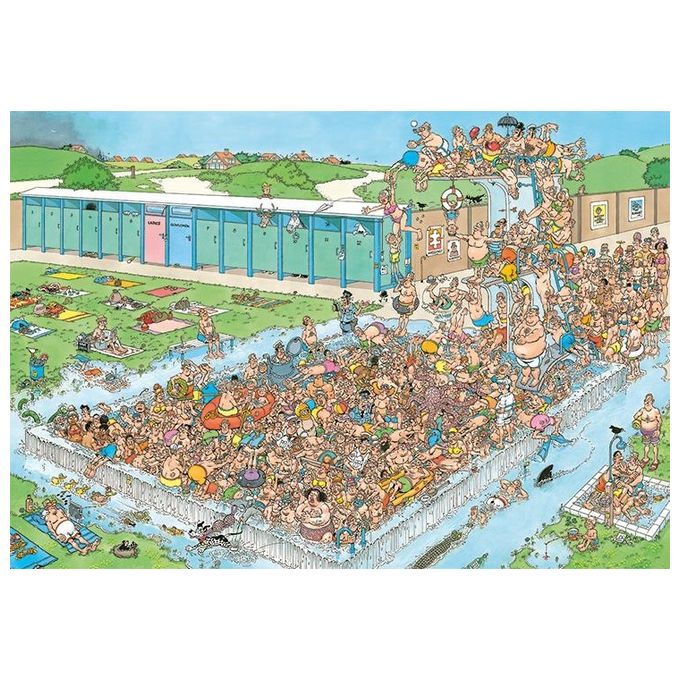 Jumbo Jan van Haasteren Pool Pile-Up 2000 Pezzi Puzzle Fumetti