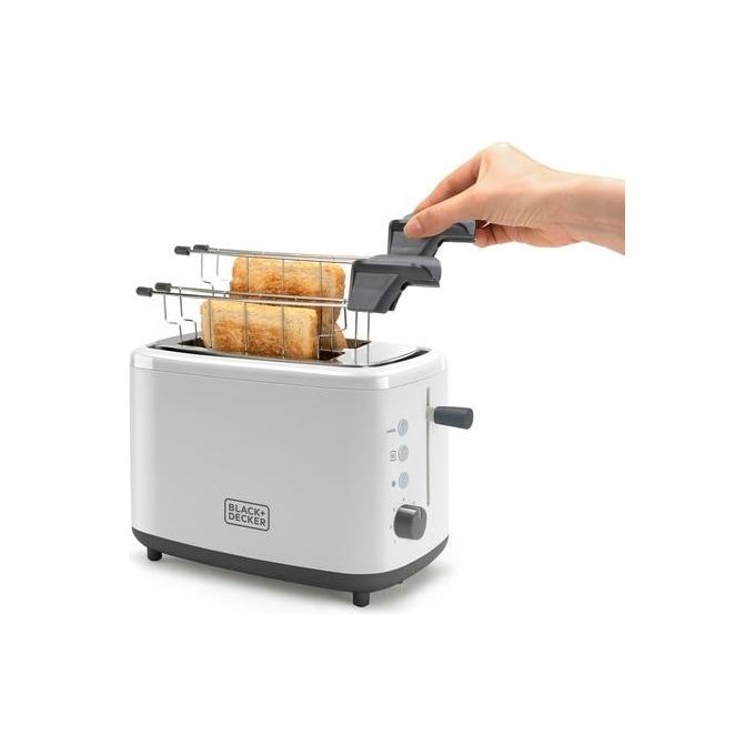 Black+Decker BXTOA 820E Tostapane 820W Bianco