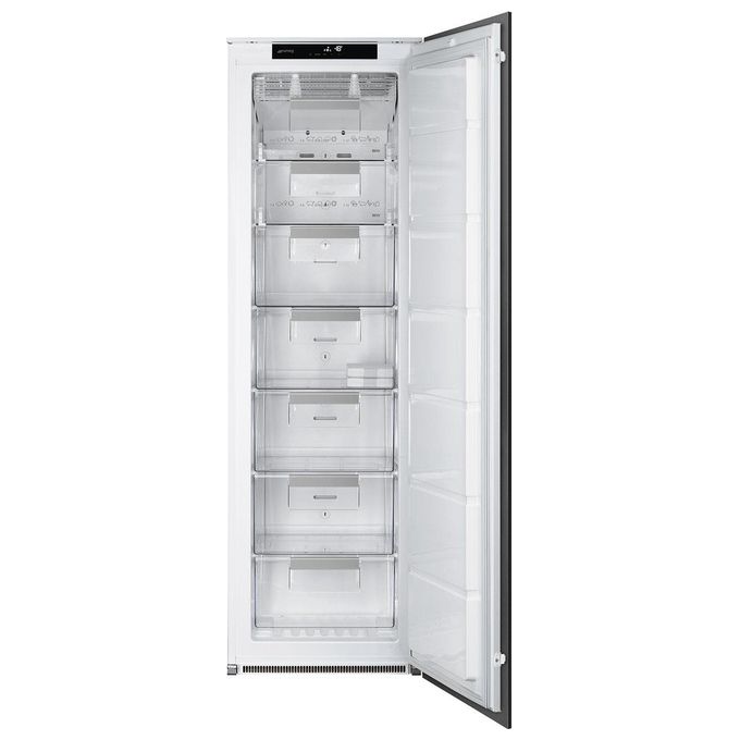 Smeg S8F174NF Estetica Universale Congelatore Verticale da Incasso Capacita' 204 Litri Classe energetica F No Frost 178 cm