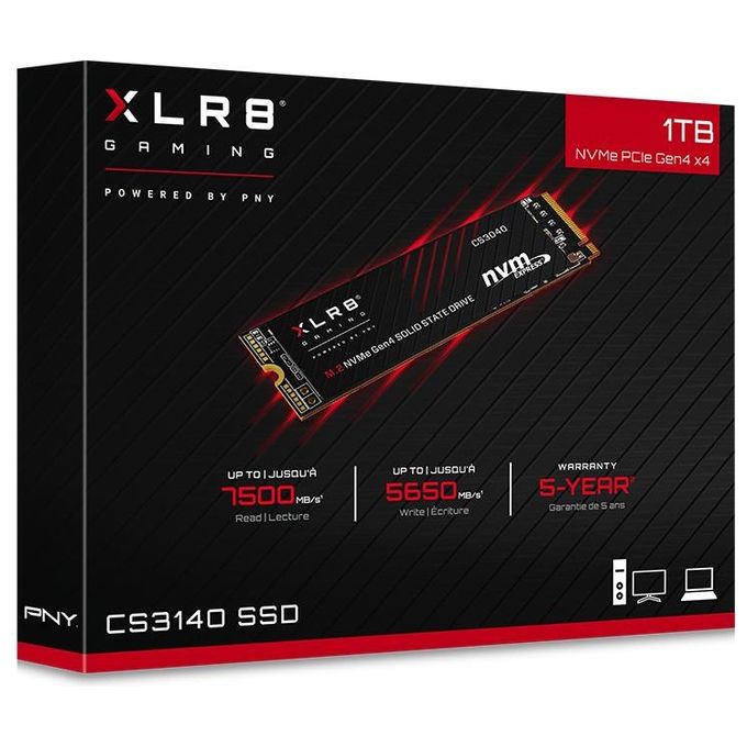 PNY XLR8 CS3140 Solid State Drive Interno M.2 Gen4 1Tb