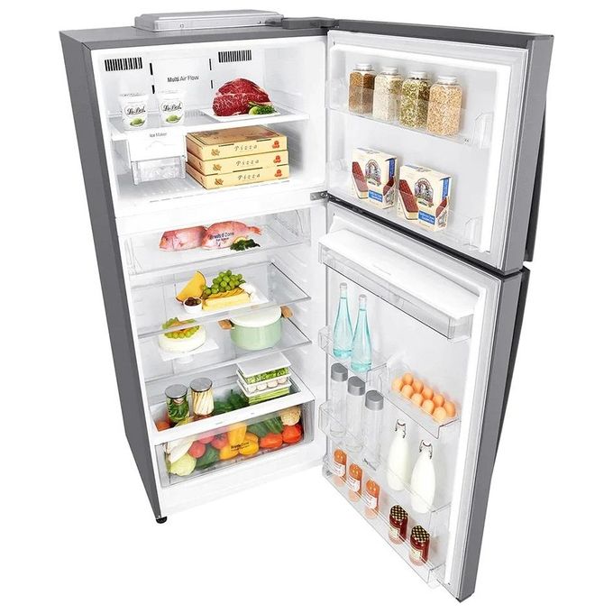 LG GTF916PZPYD Frigorifero Doppia Porta Capacita' 592 Litri Classe energetica E (A++) No Frost Sistema MultiFlow Larghezza 86 cm Altezza 184 cm Inox Premium