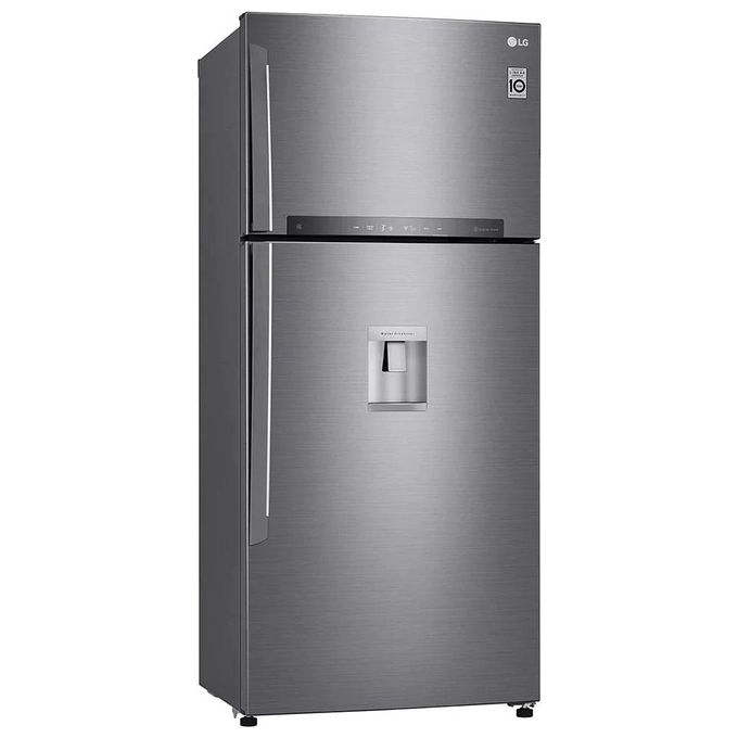LG GTF916PZPYD Frigorifero Doppia Porta Capacita' 592 Litri Classe energetica E (A++) No Frost Sistema MultiFlow Larghezza 86 cm Altezza 184 cm Inox Premium