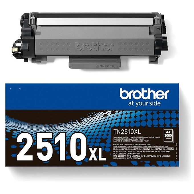 Brother TN2510XL Toner originale Nero alta capacita' (per max 3000 pagine)