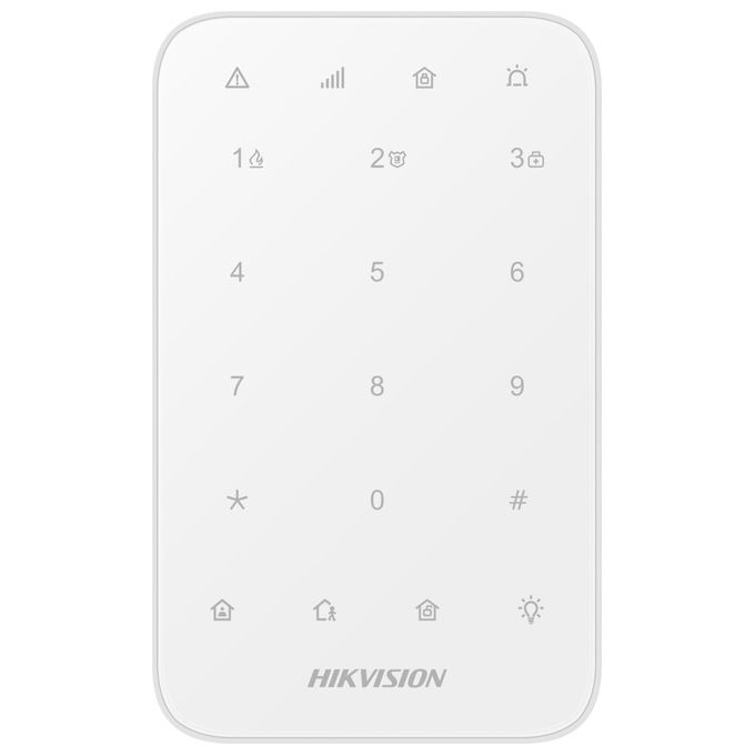 Hikvision Digital Technology DS-PK1-E-WE  Tastiera di Comando a Led Wireless