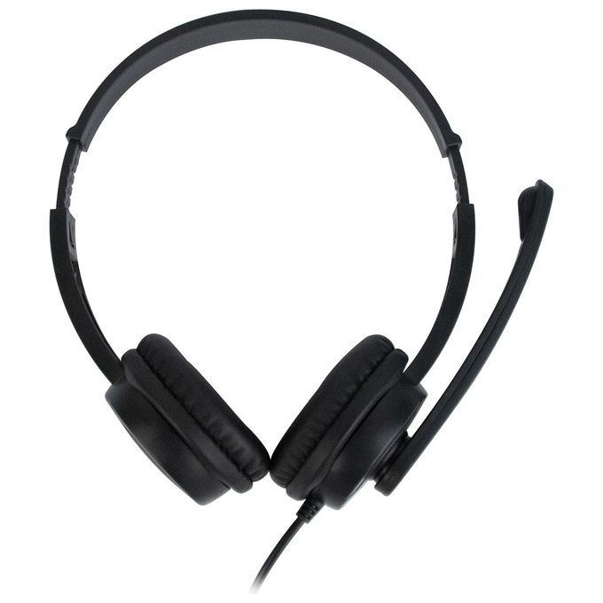 Ngs VOX505USB Cuffia Usb Stereo con Microfono Regolabile Nero