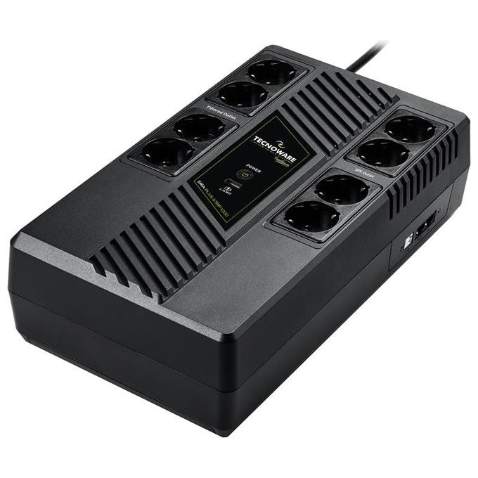 Tecnoware FGCERAPLS1002SCH Ups Era Plus Strip 1000 1000Va-700W Line Interactive con Stabilizzatore