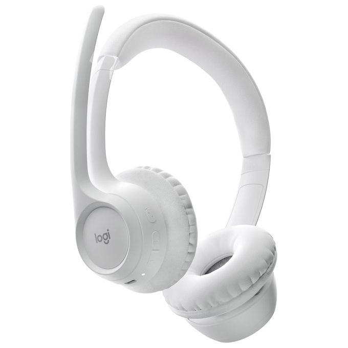 Logitech Zone 300 Cuffie Wireless a Padiglione Ufficio Bluetooth Bianco