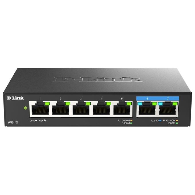 D-link - 7-port Multi-gigabit Unmanaged Switch