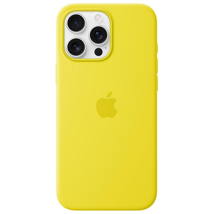 Apple Custodia MagSafe in Silicone per iPhone 16 Pro Max Giallo Carambola ???????