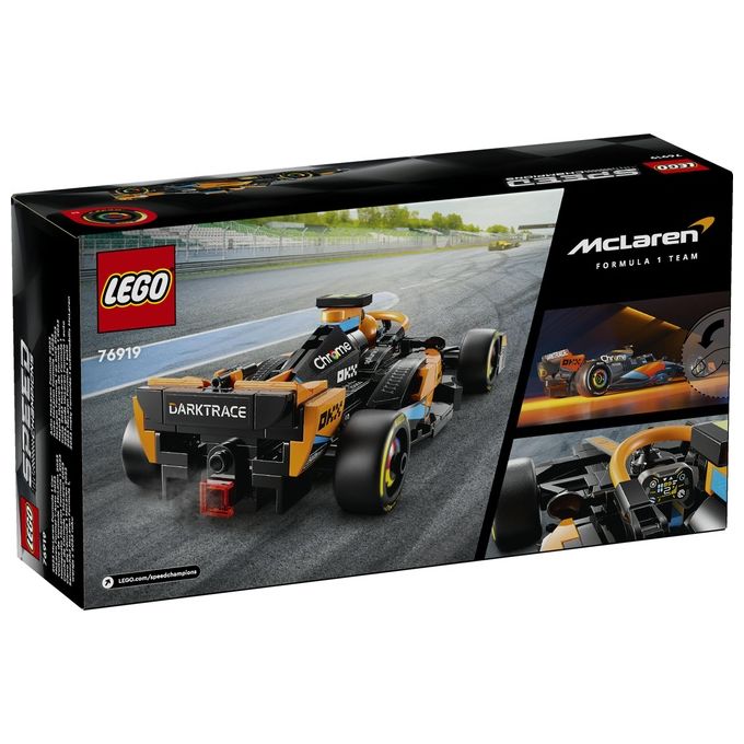 LEGO Speed Champions 76919 Mono Splitposto da Corsa McLaren Formula 1 2023, Macchina Giocattolo F1 per Bambini 9+, Auto da Costruire