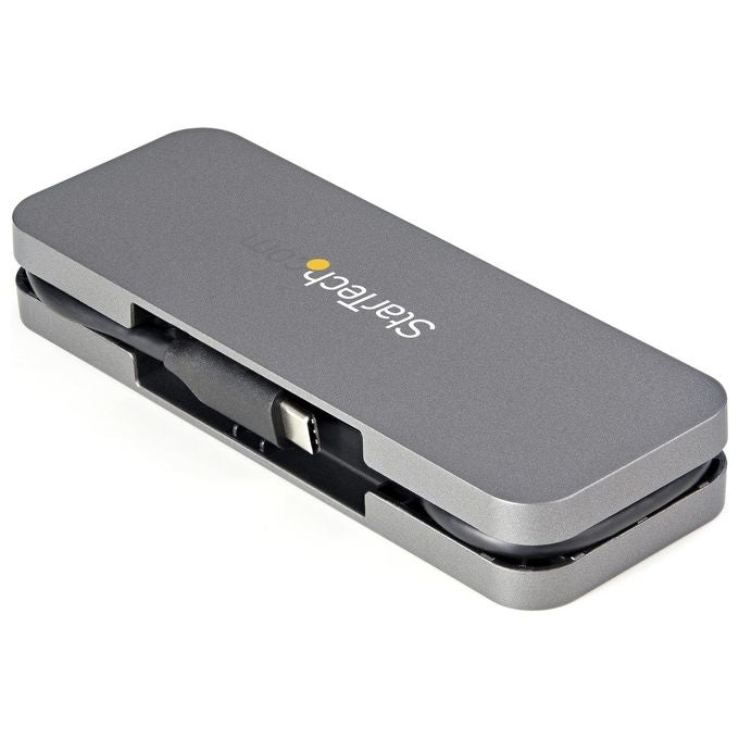 StarTech.com HB30CM4AB Hub di Interfaccia Usb 3.2 Gen 1 Type-C 5000 Mbit-s Nero-Grigio
