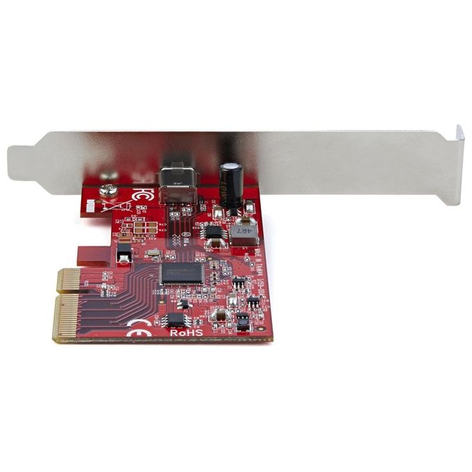 StarTech.com Scheda PCIe USB 3.2 Gen 2x2 a 1 Porta USB-C SuperSpeed 20Gbps PCI Express 3.0 x4Host Controller Card USB Type-C PCIe Add-On Adapter Card Scheda di espansione Windows e Linux
