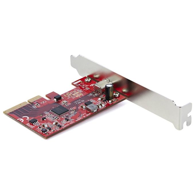 StarTech.com Scheda PCIe USB 3.2 Gen 2x2 a 1 Porta USB-C SuperSpeed 20Gbps PCI Express 3.0 x4Host Controller Card USB Type-C PCIe Add-On Adapter Card Scheda di espansione Windows e Linux