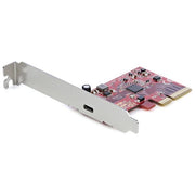 StarTech.com Scheda PCIe USB 3.2 Gen 2x2 a 1 Porta USB-C SuperSpeed 20Gbps PCI Express 3.0 x4Host Controller Card USB Type-C PCIe Add-On Adapter Card Scheda di espansione Windows e Linux